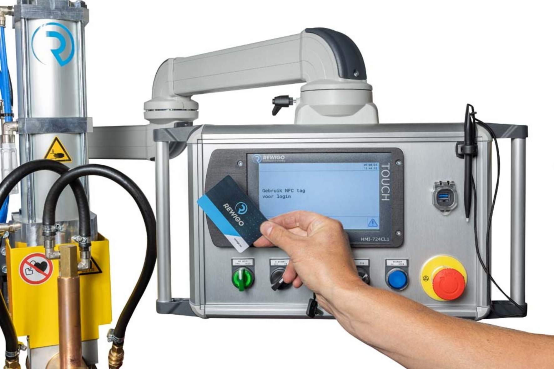 Rewigo-NFC-kaart-card-gebruikersherkenning-Laskar-Puntlastechniek