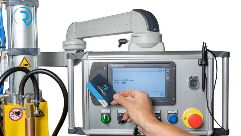 Rewigo-NFC-kaart-card-gebruikersherkenning-Laskar-Puntlastechniek
